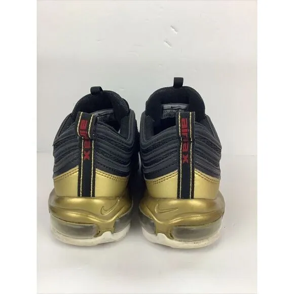 Nike Air Max 97 OG Shoes Metallic Gold Varsity Red White DM0028-700 Men's 9.5