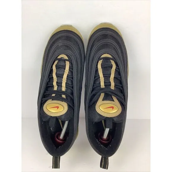 Nike Air Max 97 OG Shoes Metallic Gold Varsity Red White DM0028-700 Men's 9.5