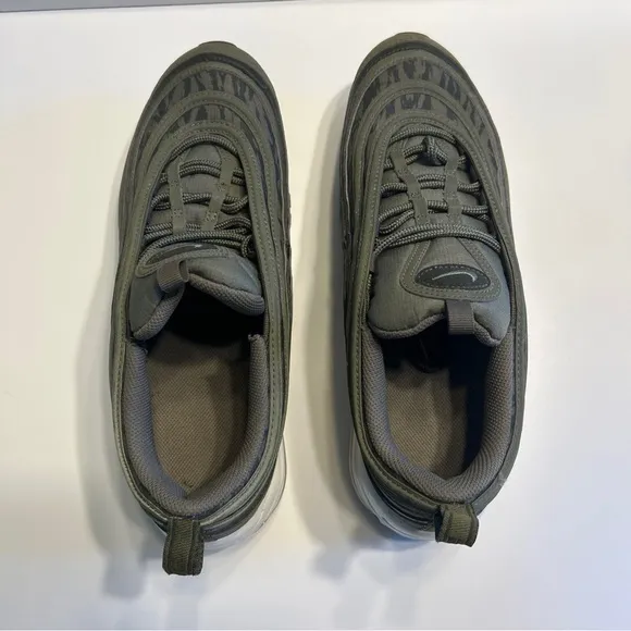 Nike Air Max 97 Tiger Camo Olive AQ4132-200 Size 10 Sneakers Shoes