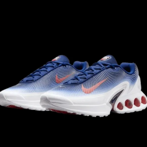 Nike Air Max DN Running Mens Size 7/Womens 8.5 Navy Blue White Red