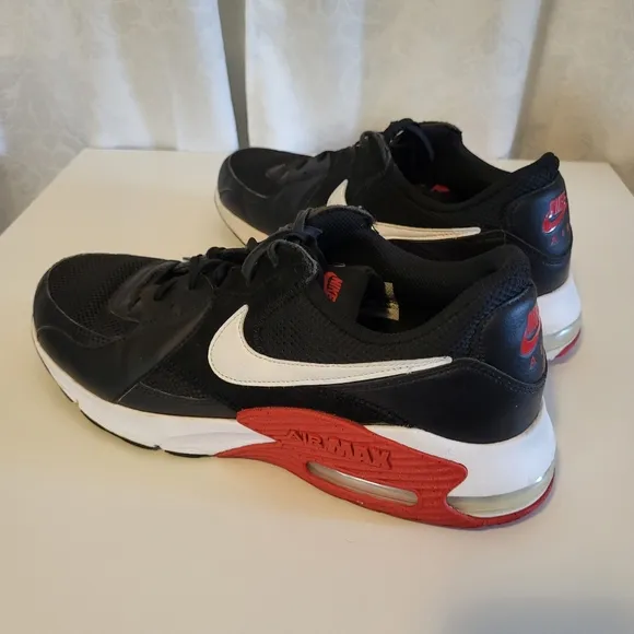 Nike Air Max Excee Bred Men's Athletic Shoes, Sneakers Size 14, Black, Red, Whit