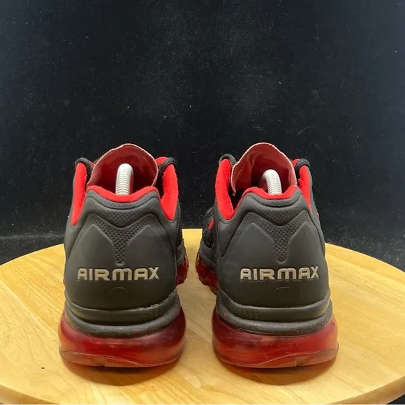Nike Air Max  Mens Running Shoes Black Sport Red 429889-060 Size 10