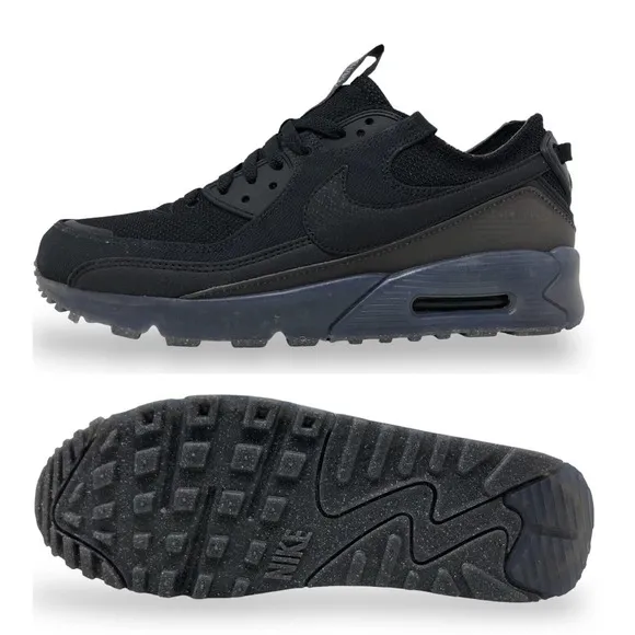 Nike Air Max Terrascape 90 Triple Black Mens Lifestyle Running Shoes DQ3987 002