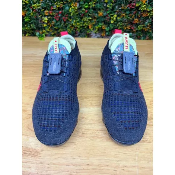 Nike Air Vapormax Flyknit 2020 Running Shoes Sneakers Obsidian Siren Red Men 9.5