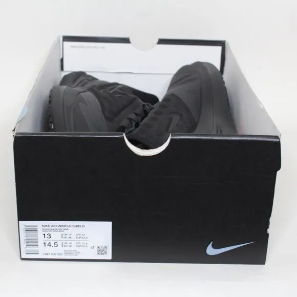 Nike Air Winflo 9 Shield Weatherized Road Running Shoes Men's Size 13 DM1106-007