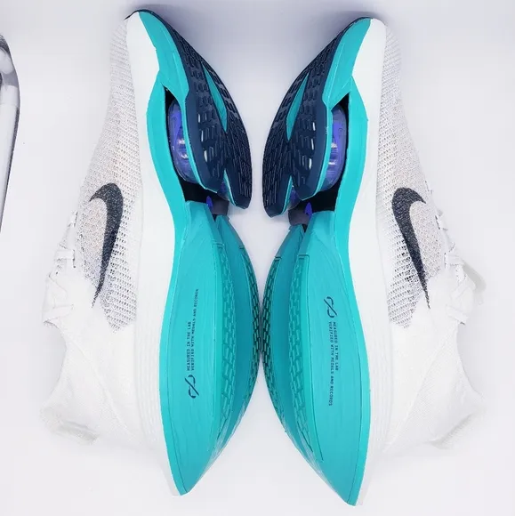 Nike Air Zoom AlphaFly Next% 2 White Clear Jade Running Shoes