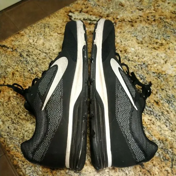 Nike Air Zoom Fly 2 (707606-001) Athletic Running Shoes Men's Sz 13 Black White