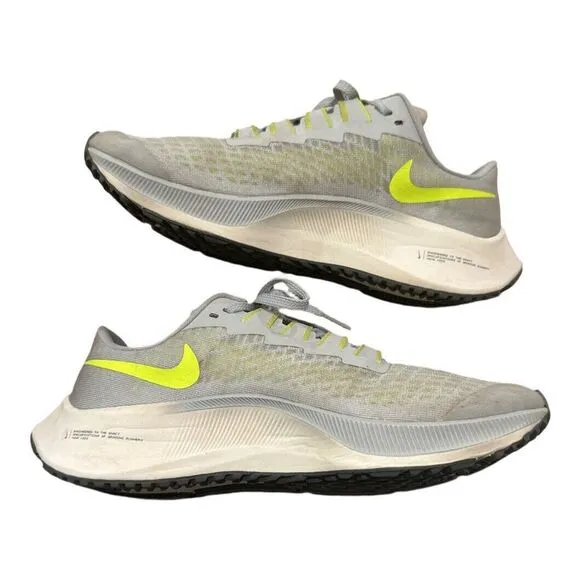 Nike Air Zoom Pegasus 37 Smoke Grey Volt Youth Trainers CJ2099-003 Size 6