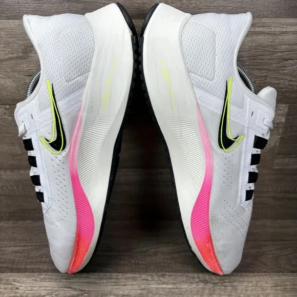 Nike Air Zoom Pegasus 38 White Pink Mens US Size 13 DJ5397-100 Running Shoes