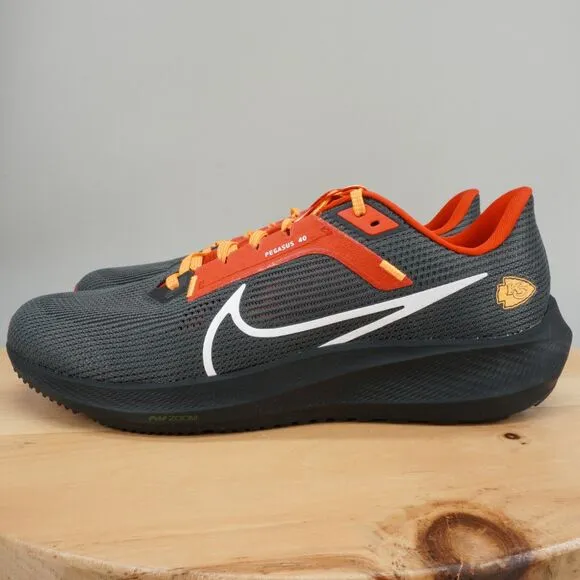 Nike Air Zoom Pegasus 40 Men's 12.5 Shoes 'Kansas City Chiefs' Running Sneakers