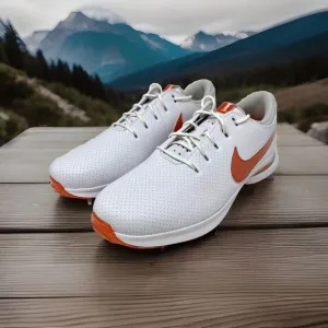 Nike Air Zoom Victory Tour 3 Golf Shoes White Orange Men's Size 6 FQ3273-102