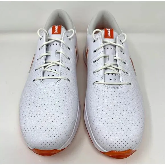 Nike Air Zoom Victory Tour 3 Golf Shoes White Orange Men's Size 6 FQ3273-102