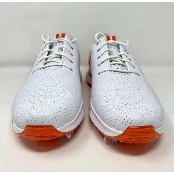 Nike Air Zoom Victory Tour 3 Golf Shoes White Orange Men's Size 6 FQ3273-102