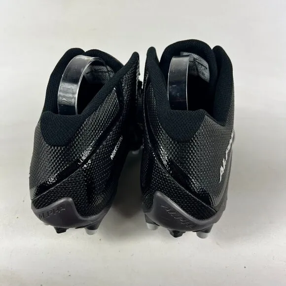 Nike Alpha Pro 2 3/4 TD Shoes Men's 13 Black Low Top Athletic Football Cleats