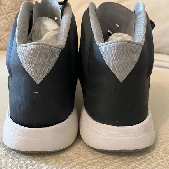 Nike Black and Gray High-Top Athletic Shoes