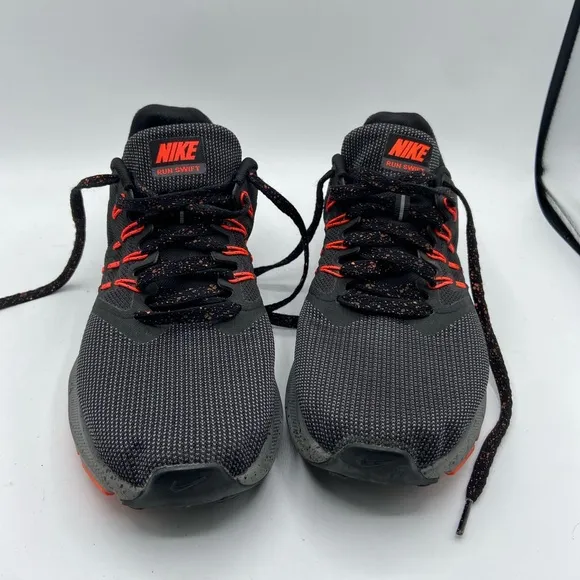 Nike Black and Orange Athletic Shoes for Training