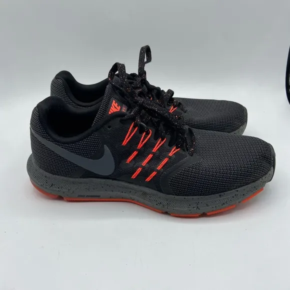 Nike Black and Orange Athletic Shoes for Training