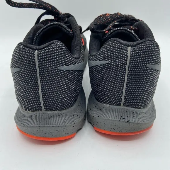 Nike Black and Orange Athletic Shoes for Training