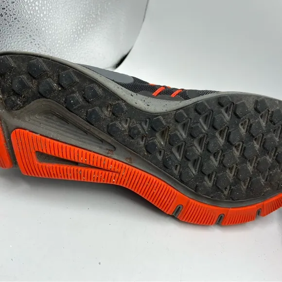 Nike Black and Orange Athletic Shoes for Training
