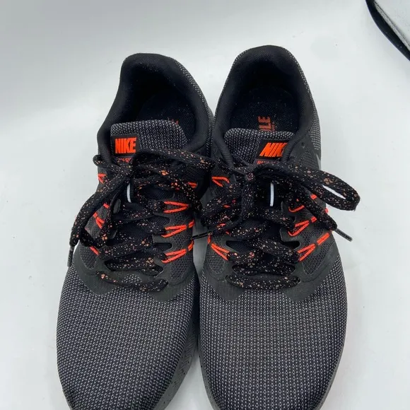 Nike Black and Orange Athletic Shoes for Training