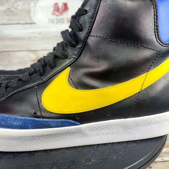 Nike Blazer Mid Men's Size 11.5 Peace, Love and Basketball Black Athletic Shoes