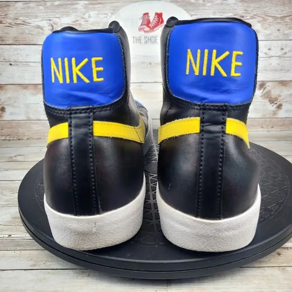 Nike Blazer Mid Men's Size 11.5 Peace, Love and Basketball Black Athletic Shoes
