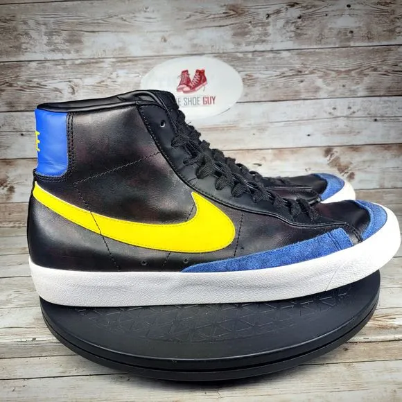 Nike Blazer Mid Men's Size 11.5 Peace, Love and Basketball Black Athletic Shoes