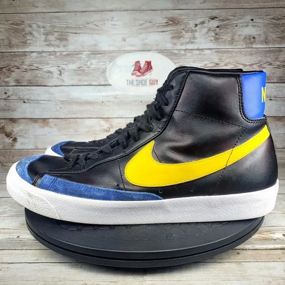 Nike Blazer Mid Men's Size 11.5 Peace, Love and Basketball Black Athletic Shoes