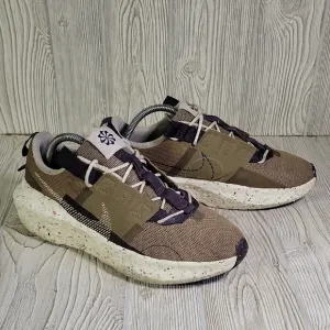 Nike Crater Impact Running Shoes Brown Kelp Mens Size 9.5