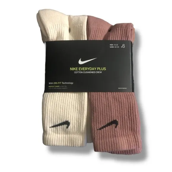 Nike Dri-fit Everyday plus cushioned crew socks SX6897-904