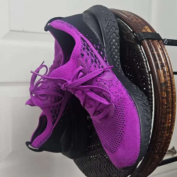 Nike Epic React Flyknit 2 Vivid Purple Running Shoes Men 10.5