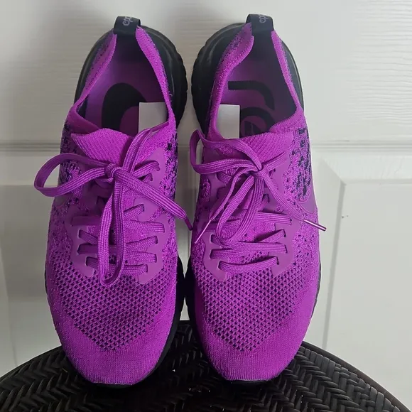 Nike Epic React Flyknit 2 Vivid Purple Running Shoes Men 10.5