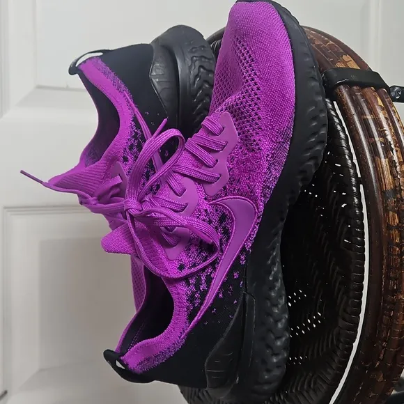 Nike Epic React Flyknit 2 Vivid Purple Running Shoes Men 10.5
