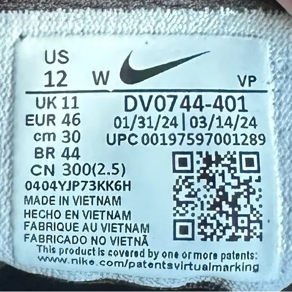 Nike Flex Experience Run 12 Men's Road Running Shoes Mens Size 12