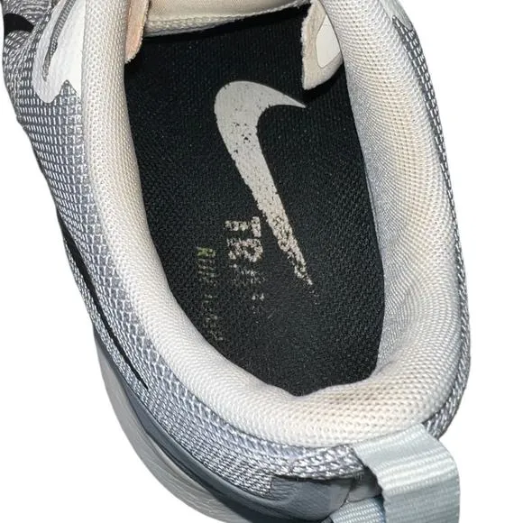 Nike Flex Train Aver Mens Running Shoes Size 9.5 Trainers Sneakers White &amp; Grey