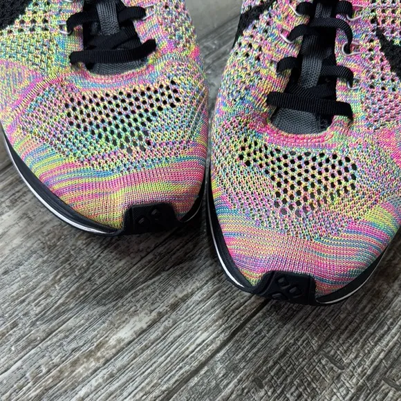 NIKE FLYKNIT RACER MULTICOLOR Rainbow US 526628-004 Version 1 2013. Size 12