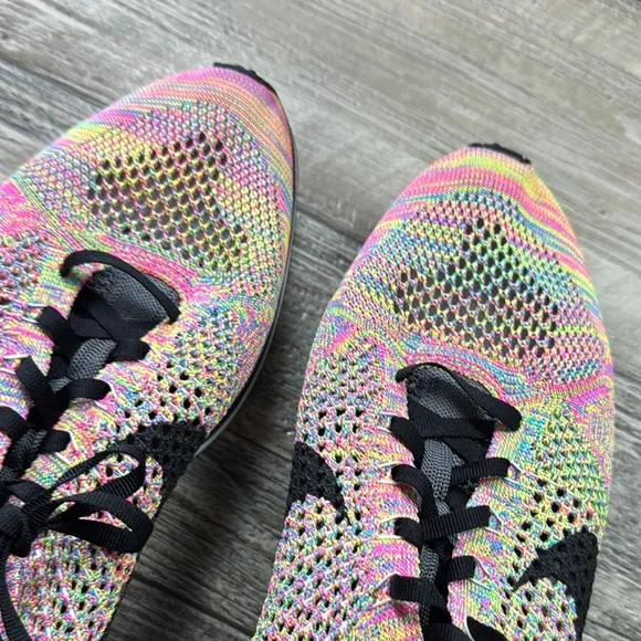 NIKE FLYKNIT RACER MULTICOLOR Rainbow US 526628-004 Version 1 2013. Size 12