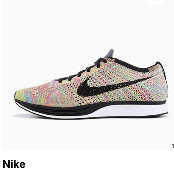 NIKE FLYKNIT RACER MULTICOLOR Rainbow US 526628-004 Version 1 2013. Size 12