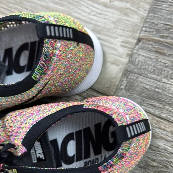 NIKE FLYKNIT RACER MULTICOLOR Rainbow US 526628-004 Version 1 2013. Size 12