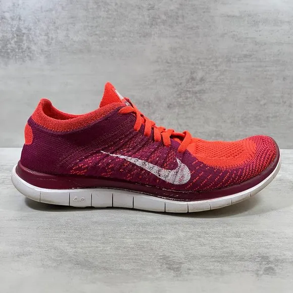 Nike Free Flyknit 4.0 Running Shoes - Women's Size 9.5