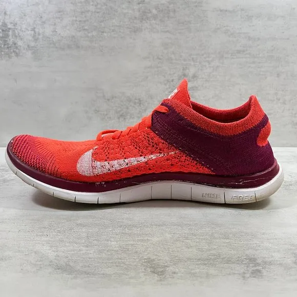 Nike Free Flyknit 4.0 Running Shoes - Women's Size 9.5