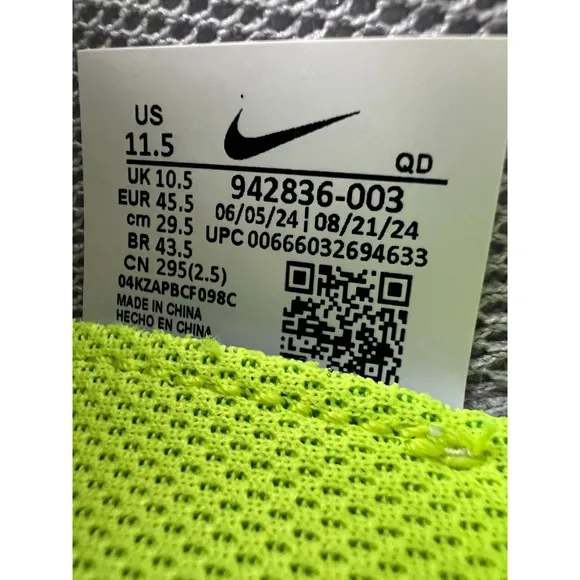 Nike Free RN 2018 Wolf Grey Running Shoes 942836-003 Men's Size 11.5