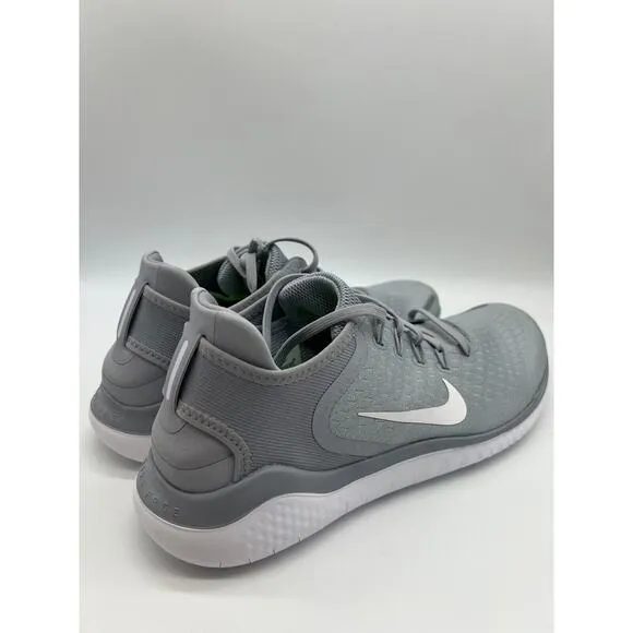 Nike Free RN 2018 Wolf Grey Running Shoes 942836-003 Men's Size 11.5