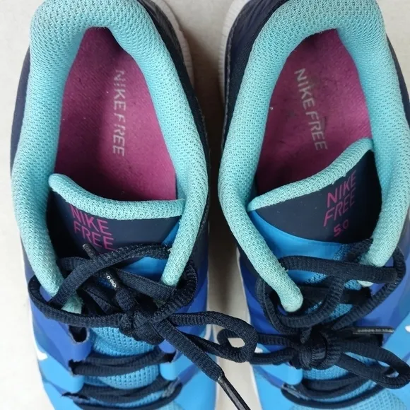 Nike Free Trainer 5.0 Men's 8.5 M Running Shoes Bl