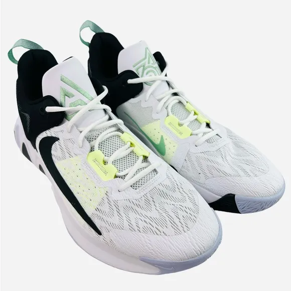 Nike Giannis Immortality 2 Basketball Shoes White/Black/Volt DM0825-101 Size 14