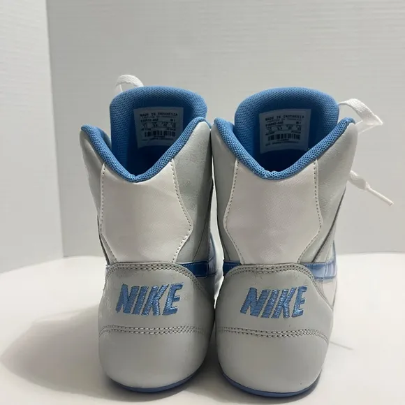 Nike Greco Supreme White Grey Blue Wrestling Shoes 316552-042 Womens Sz 11 rare