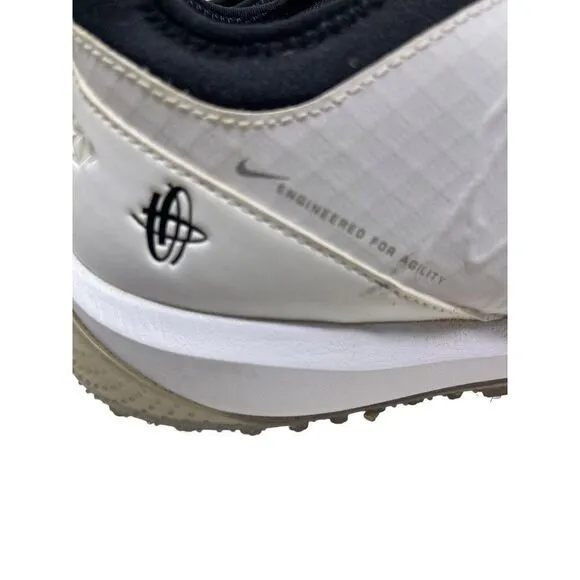 Nike Huarache 7 Turf Lacrosse Shoes Size Men's 12 White &amp; Black