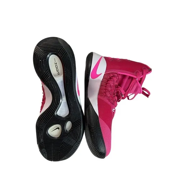 NIKE HYPERDUNK 2016 - Men's 9.5 VIVID PINK/ PINK BLAST  WHITE- BLACK