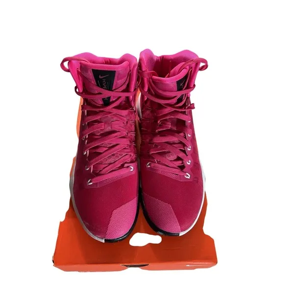 NIKE HYPERDUNK 2016 - Men's 9.5 VIVID PINK/ PINK BLAST  WHITE- BLACK