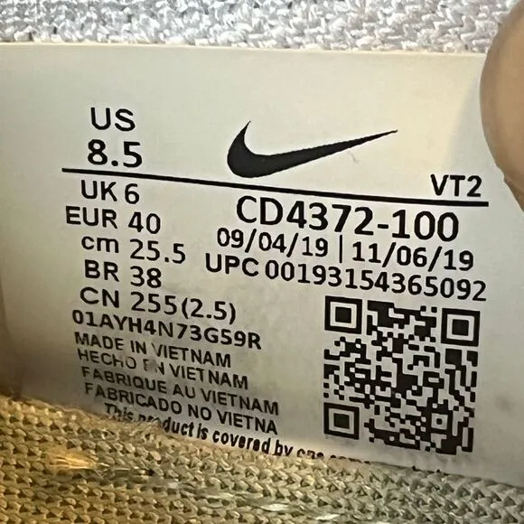 Nike Infinity React‎ Road Running Shoes Iced Lilac White Womens 8.5 EU 6 EU 40
